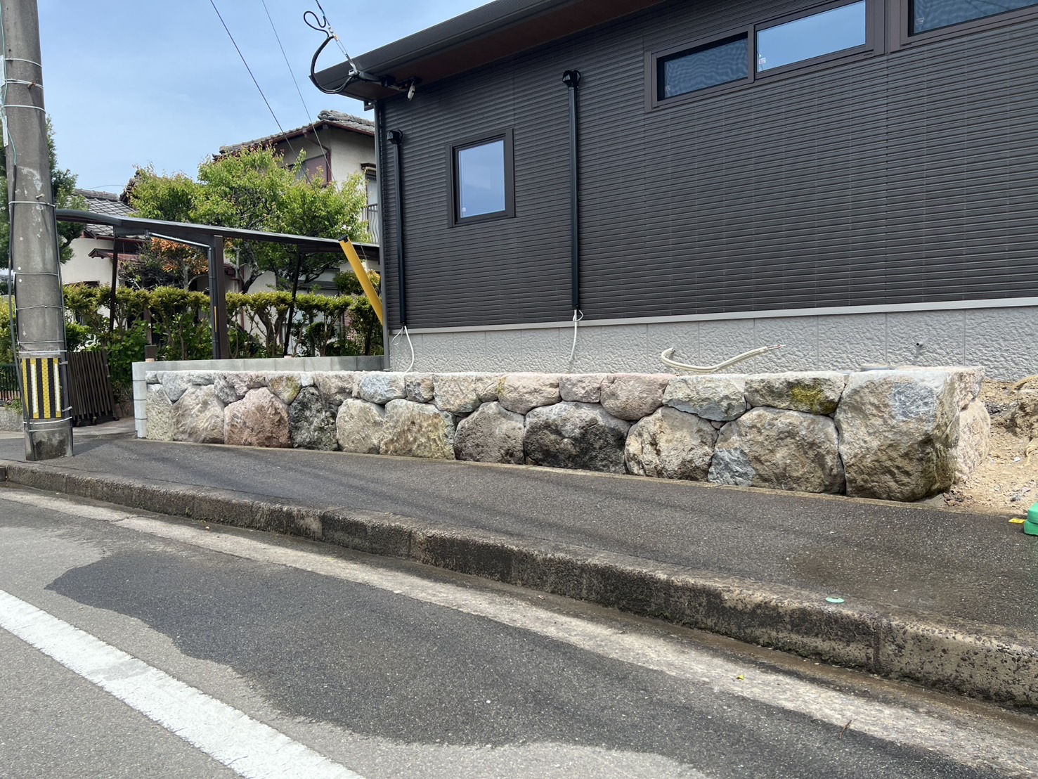 石のしごと　久々の別府石野面